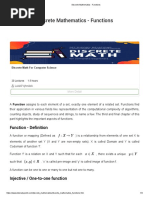 Discrete Mathematics - Functions