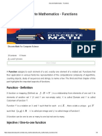 Discrete Mathematics - Functions