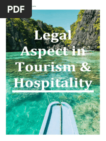 Legal Aspect in Tourism Hospitality Module PDF