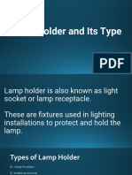 Lamp Holder and Its Type