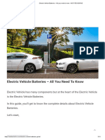 Electric Vehicle Batteries - All You Need To Know - AUTOTECHDRIVE