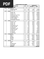 Group 7 Plumbing Estimate