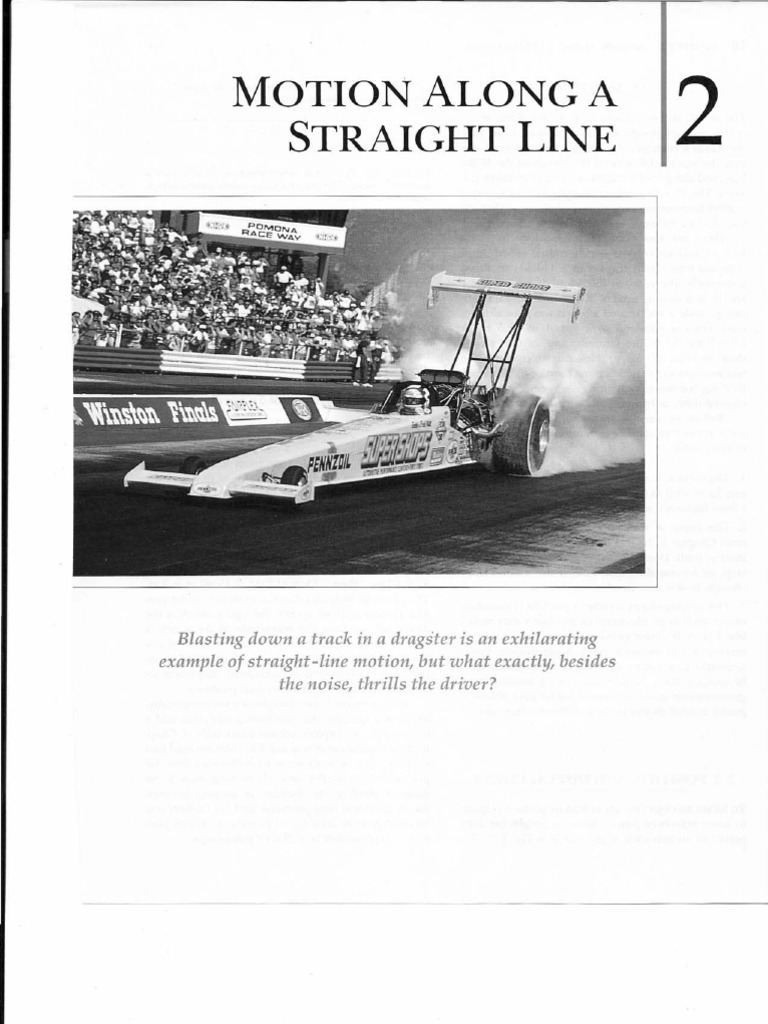 CH 2 1 Dim Motion | PDF | Acceleration | Significant Figures