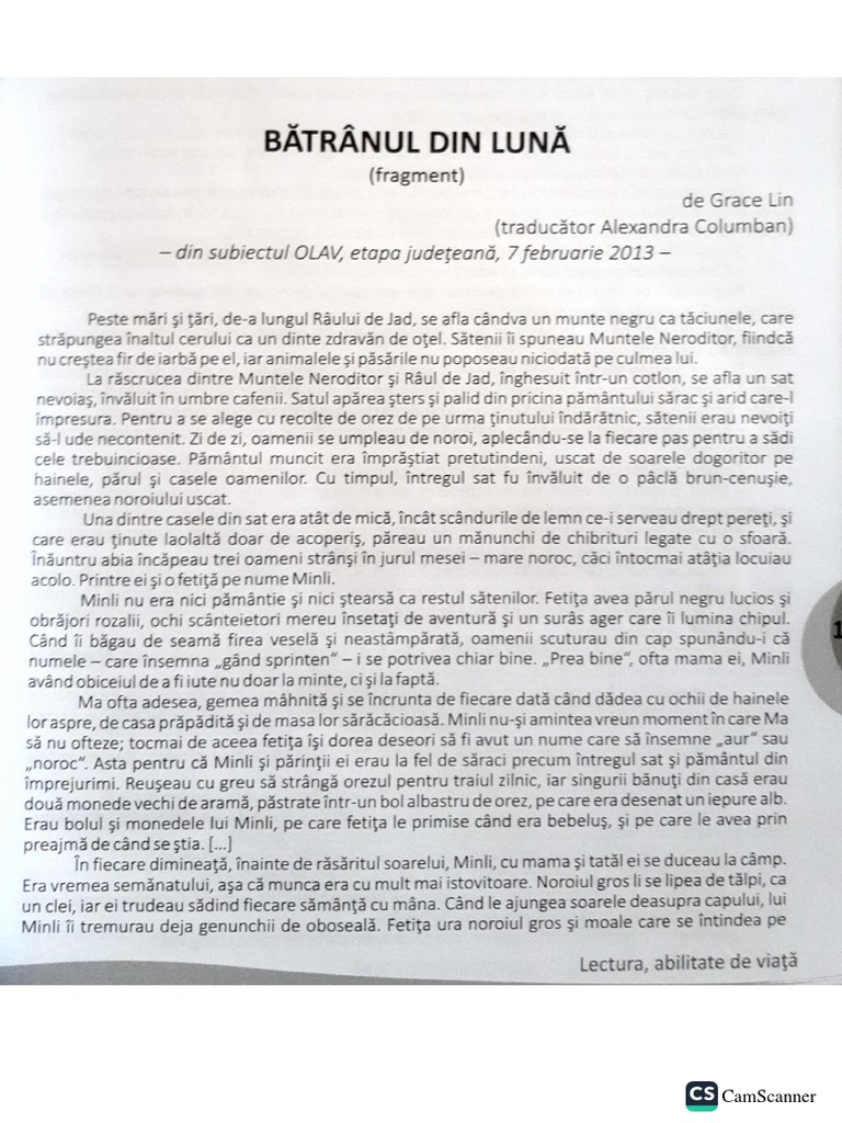 Bătrânul Din Luna, Frag PDF