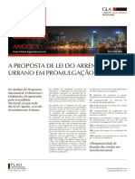 Angola - A Proposta de Lei Do Arrendamento Urbano em Promulgacao