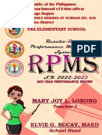 Mid-Year Rpms Cover Page & Tabbing