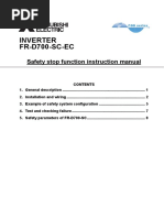 Inverter FR-D700-SC-EC: Safety Stop Function Instruction Manual