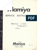 Mamiya C330F Service