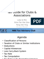 Tax Guide For Clubs & Associations