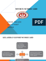 Human Resource Scorecard