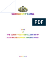 Report Decentralised Planning Kerala 2009 Oommen