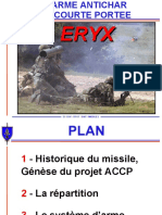 I-ERX 002 Présentation Du S.a ERYX, Caractéristiques Générales Possibilités.