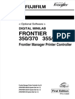 Fuji Frontier 350-370 Installation - Service Manual - Parts List