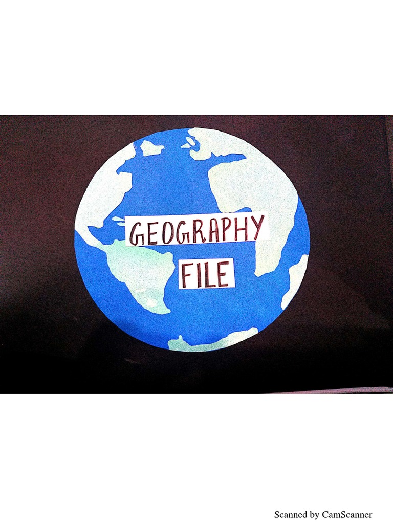 Jnvu Geography Practical File BA 2nd Year English Medium PDF
