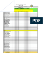 Grade 12 - HUMSS ATTENDANCE SHEETS