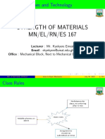 UMaT Strength of Materials Course Overview