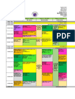 Midterm Exam Schedule SY 2022 - 2023