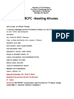 BCPC - Minutes of Meeting-Second Qurter July