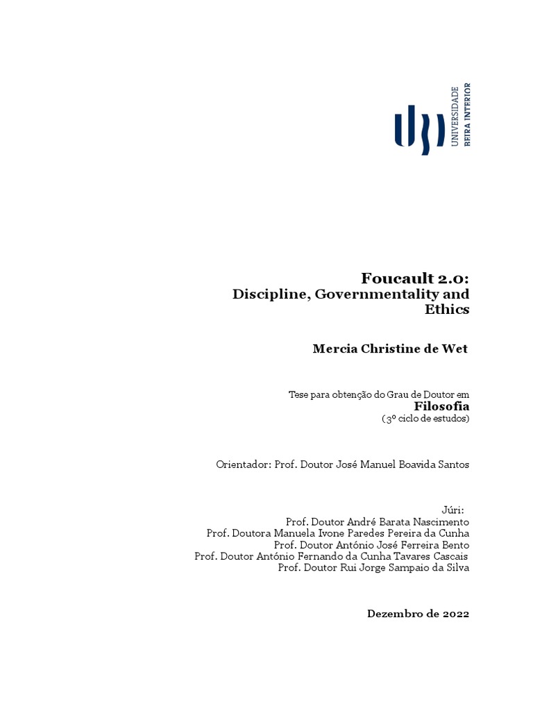 Foucault e Ética Empresarial no Século XXI | PDF | Filosofia | Computadores
