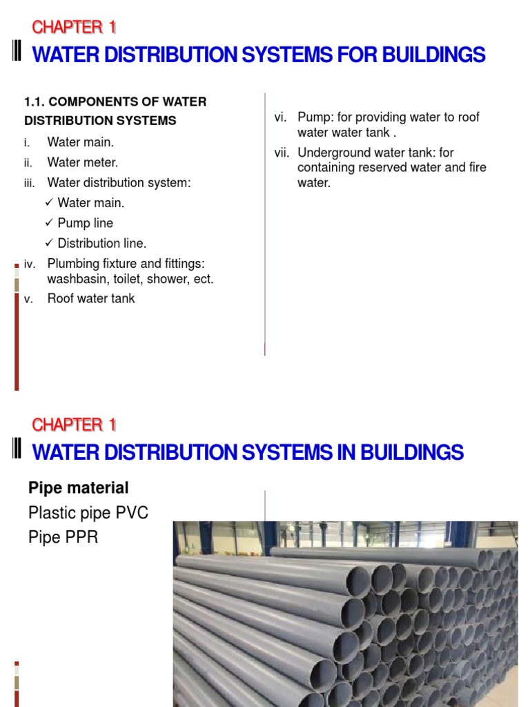 Chapter 1 - Water Supply System For Buildings | Download Free PDF ...