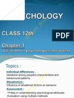 Chapter 1 Class 12 Psychology