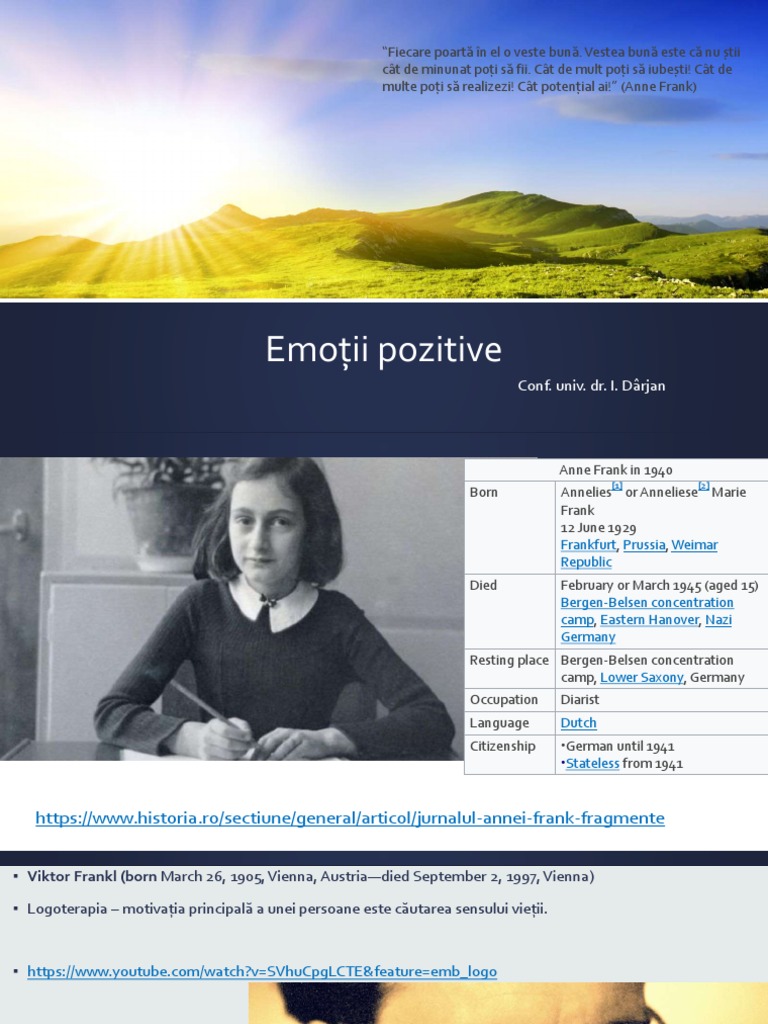 C3 Emoții Pozitive | PDF