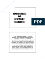 Renewable-Nonrenewable Resources