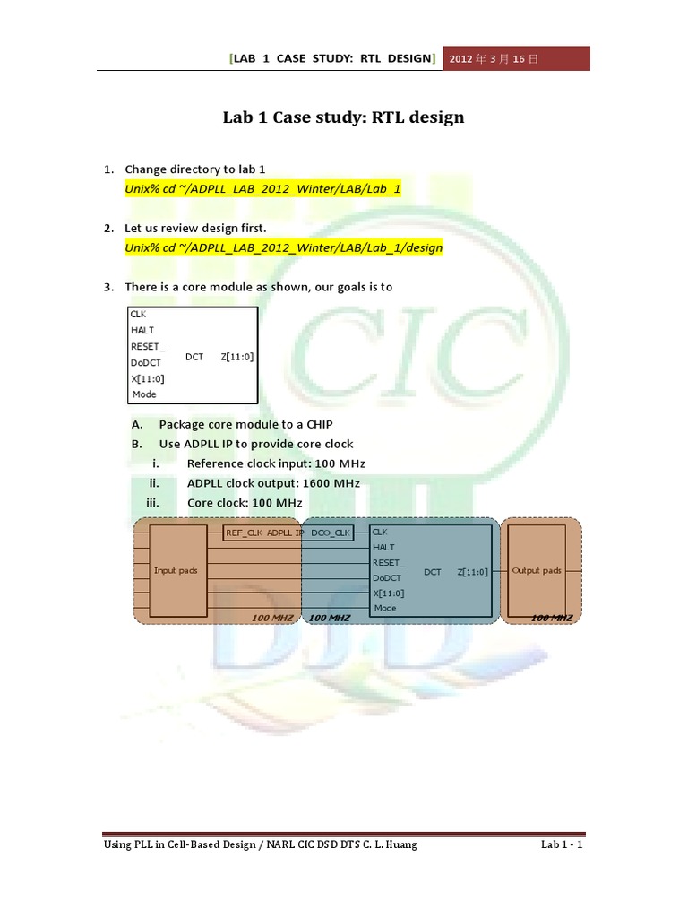 RTL Case Study | Download Free PDF | Digital Technology | Electronic Design