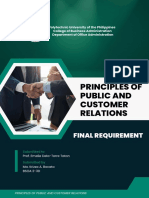 PUP College of Business Administration Principles of Public Relations Final Requirement