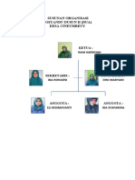 Dusun 2 Susunan Organisasi Posyandu