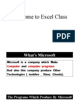 Excel - Chapter