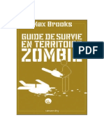 Le Guide De Survie En Territoire Zombie - Max Brooks