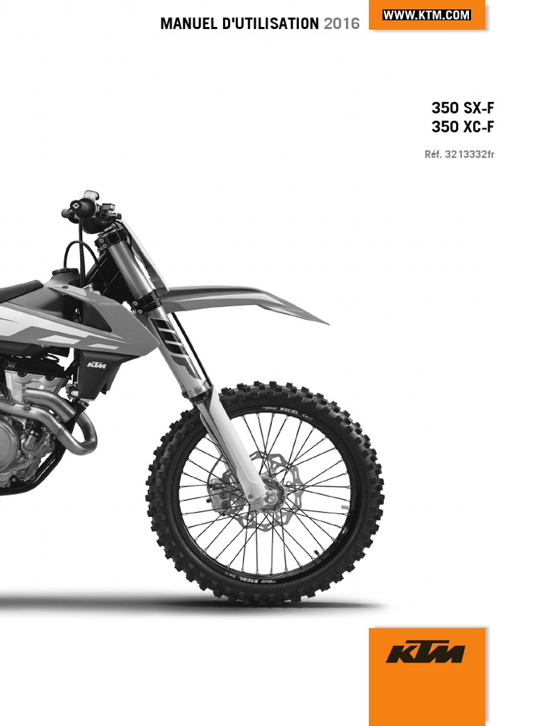 350 SXF | PDF | Motocyclette | Véhicules