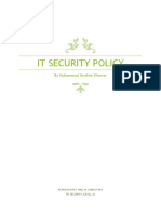 IT Security - Level 4 - IT Security Policy - 2