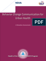 Behavior Change Communication For Urban Health A Situation Assessment