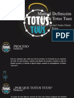 Manual Definición Proceso Totus Tuus