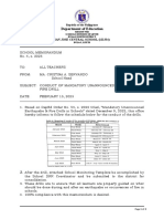 2.13.2023 Conduct of Mandatory Unannounced Earthquake & Fire Drill