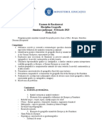 Programa Simulare Geografie - Februarie 2023