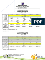 Class Schedule LF2F