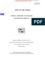 UNESCO MOW 1995 Memory of The World