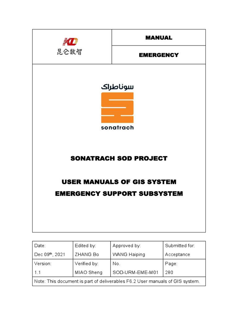 GIS Emergency Support User Manual | PDF | Geographic Information System ...