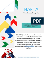 NAFTA: Acordo de livre comércio entre EUA, Canadá e México