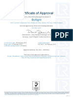 ISO 9001 Certificate Approval