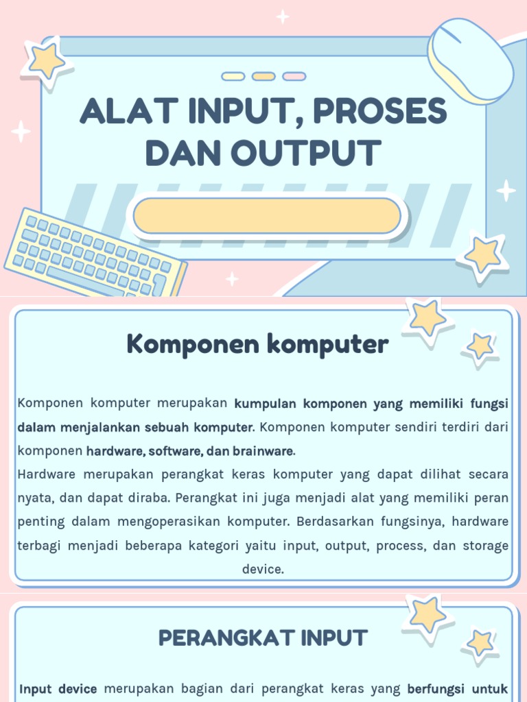 Input Proses Output | PDF