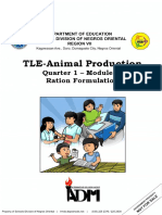 AFA Animal Production9 Quarter1 Module 8