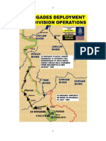 25 Brigades Deployment in 12 Division Operations