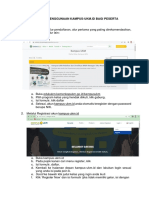 Petunjuk Pelaksanaan Kampus-UKM Untuk Peserta