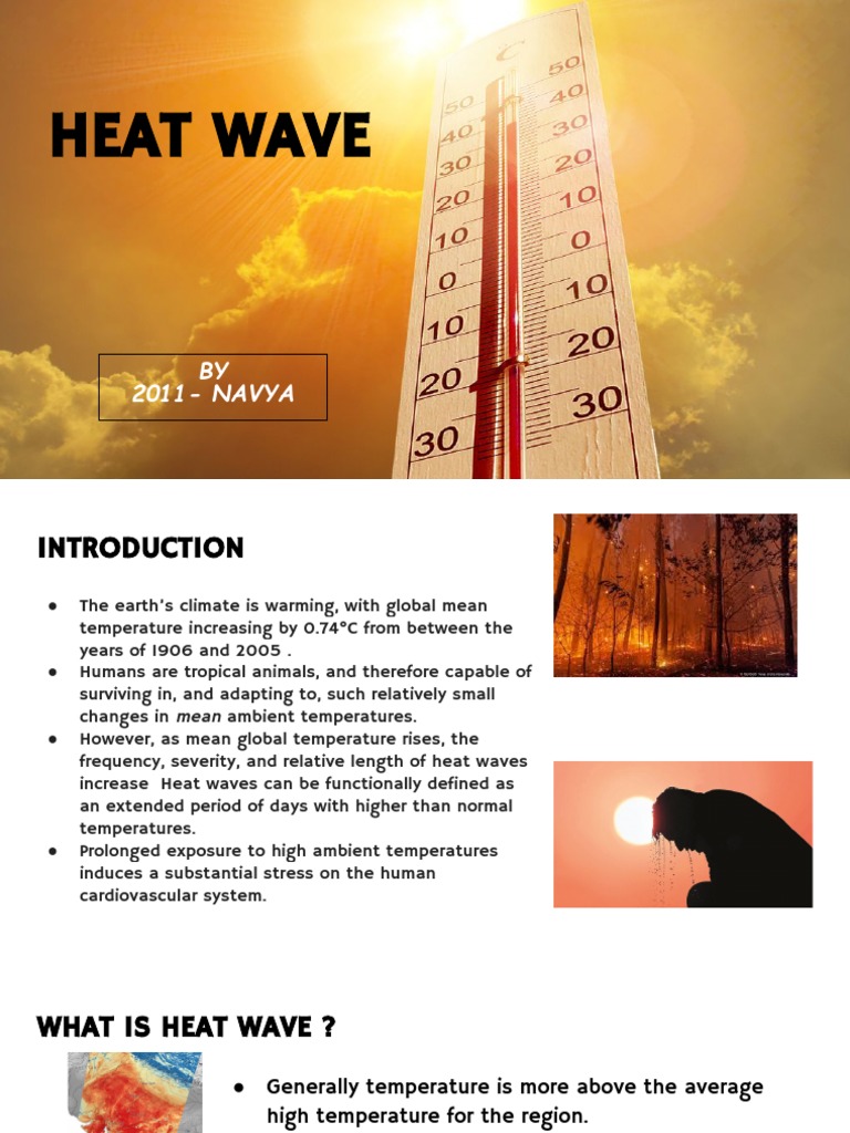 Heat Wave | PDF | Heat Wave | Atmosphere Of Earth