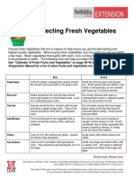 Selecting Fresh Vegetables 3