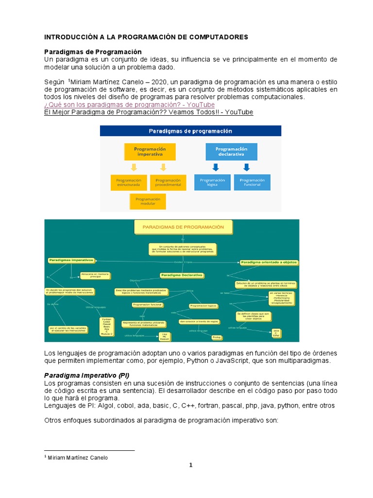 Paradigmas de Programación en Lenguajes | PDF | Lenguaje de ...